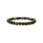 Bracelet oeil de tigre multicolore 6mm