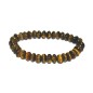Bracelet oeil de tigre pastilles 6mm