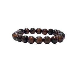 Bracelet oeil de tigre rouge (taureau) 8mm