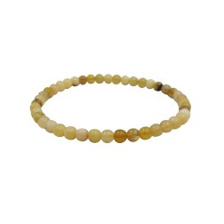 Bracelet opale jaune 4mm