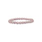 Bracelet quartz rose 6mm