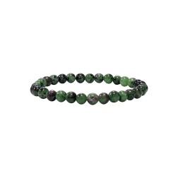 Bracelet rubis zoizite 6mm