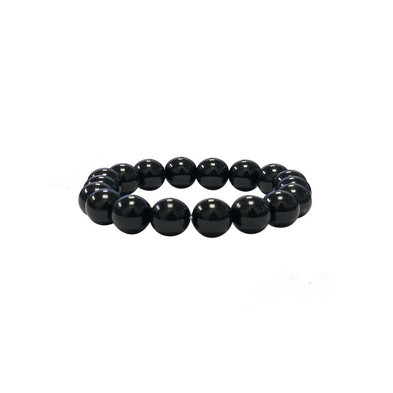 Bracelet tourmaline noire 10mm