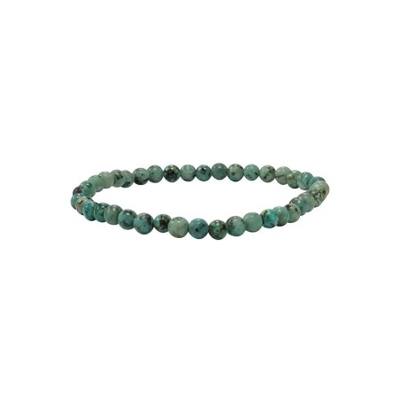 Bracelet turquoise africaine 4mm