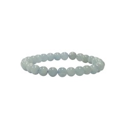 Bracelet aigue marine 6mm