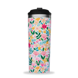 Travel Mug Isotherme Flora Rose 470 ml