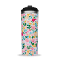 Travel Mug Isotherme Flora Rose 470 ml Travel Mug Isotherme Flora Rose 470 ml