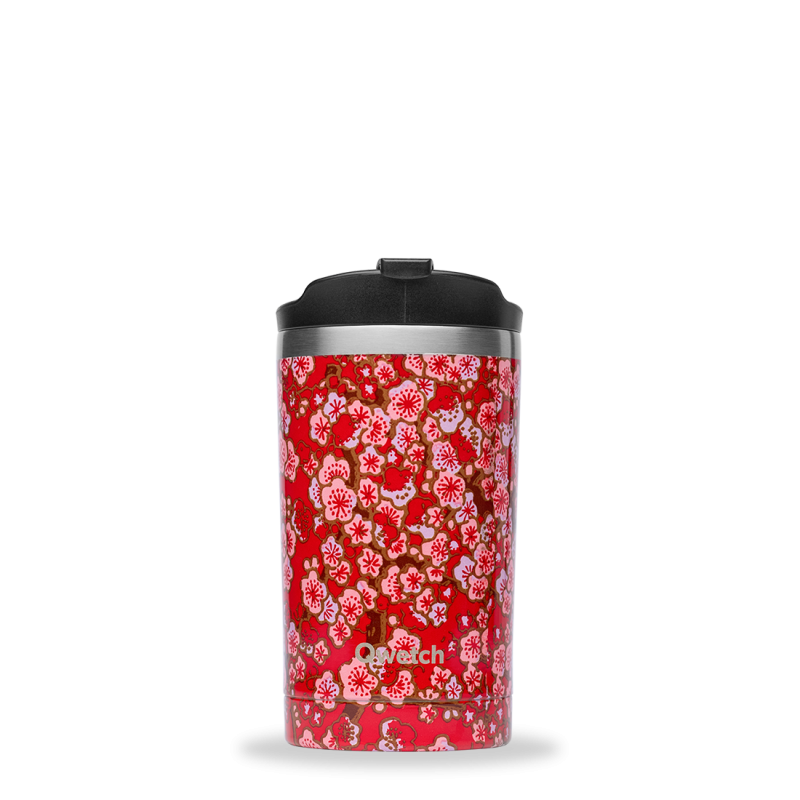 Travel Mug  Isotherme Flowers Rouge 300 ml