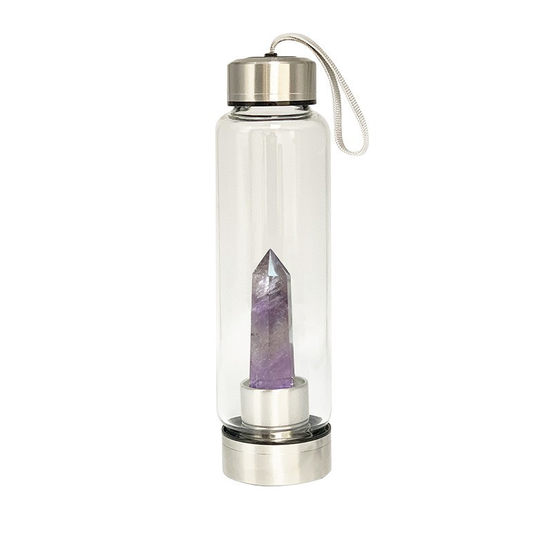 Bouteille verre 500 ml améthyste