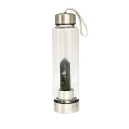 Bouteille verre 500ml labradorite