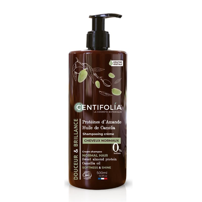 Shampooing crème cheveux normaux 500ml Shampooing crème cheveux normaux 500ml