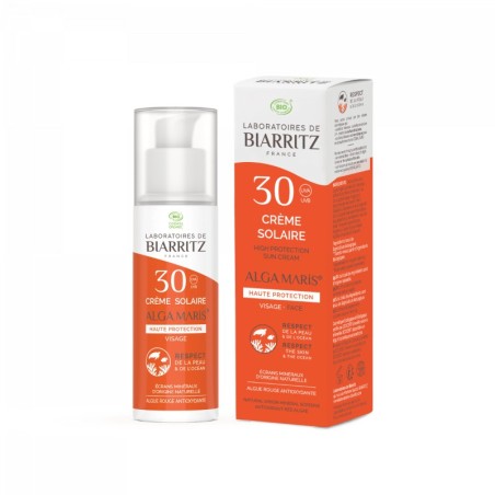 Biarritz creme solaire visage spf30 50ml