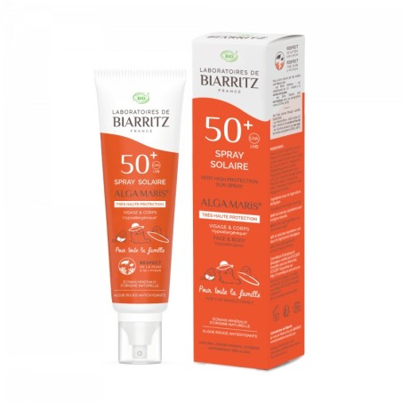 Biarritz spray solaire spf50+ famille 150ml