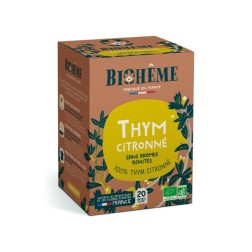 Thym citronné bio 20 infusettes