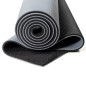 Tapis yoga pvc deluxe anthracite 183x60x0.6cm