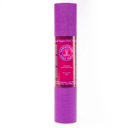 Tapis yoga PVC violet 183X61x0.5cm