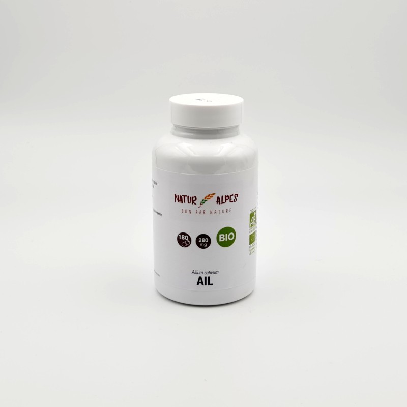 Ail bio 280mg 180 gelules Ail bio 280mg 180 gelules