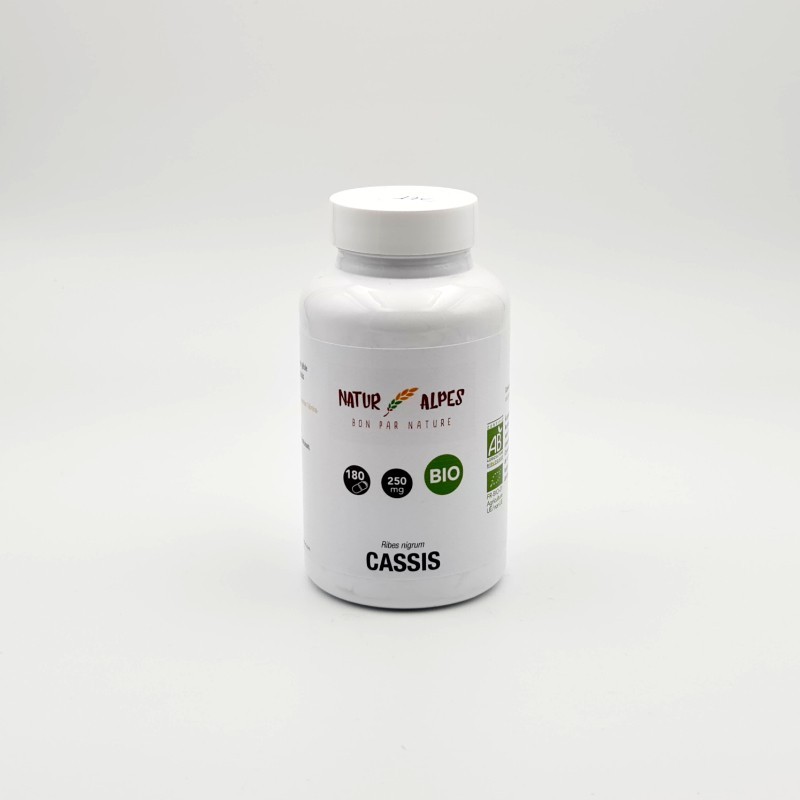 Cassis bio 250mg 180 gélules