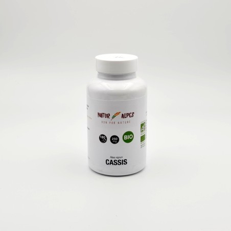 Cassis bio 250mg 180 gélules
