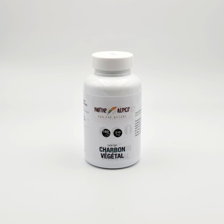 Charbon végétal 210mg 180 gélules