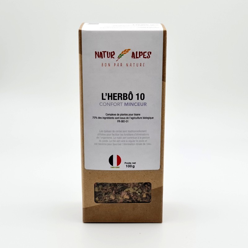 L herbô 10 confort mineur bio 100gr