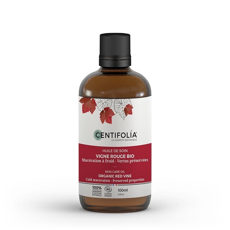 Huile de soin bio vigne rouge 100ml Huile de soin bio vigne rouge 100ml