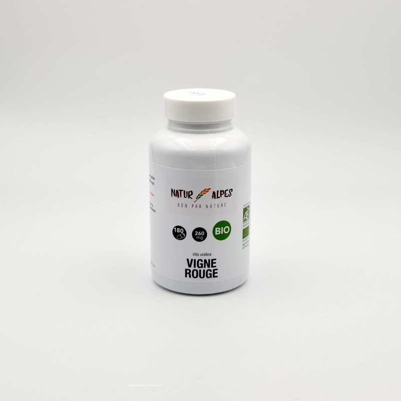 Vigne rouge bio 180 gélules