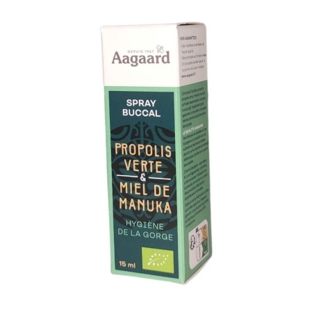 Spray buccal propolis verte miel de manuka bio 15ml