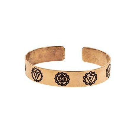 Bracelet cuivre 7 chakras