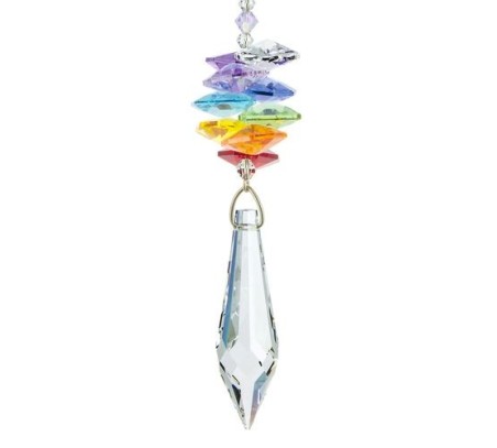 Cascade de cristal chakras pendule