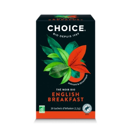 English breakfast thé noir bio 20 infusions