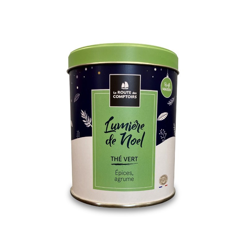 Thé vert Lumière de Noël boite métal 80g Bio