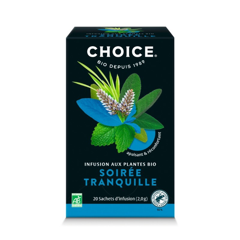 Soiree tranquille infusion bio 20 sachets