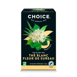 The blanc fleur de sureau 20 sachets bio