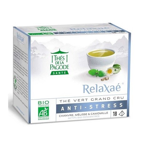 Relaxaé thé vert bio 18 infusettes