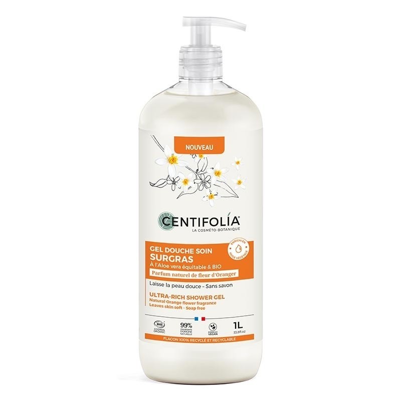 Gel douche surgras fleur d'oranger 250ml