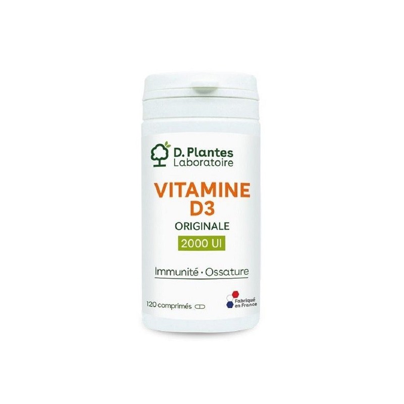 Vitamine D3 2000UI lanoline 120 comprimés