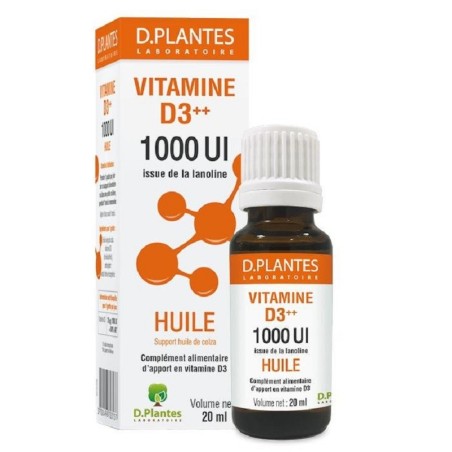Vitamine D3 1000UI lanoline