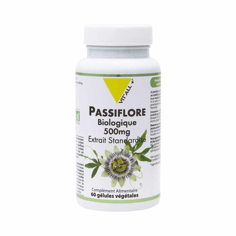 Passiflore bio 500mg 60 gélules