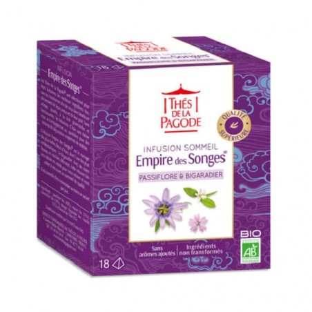 Infusion sommeil empire des songes Bio 18 sachets