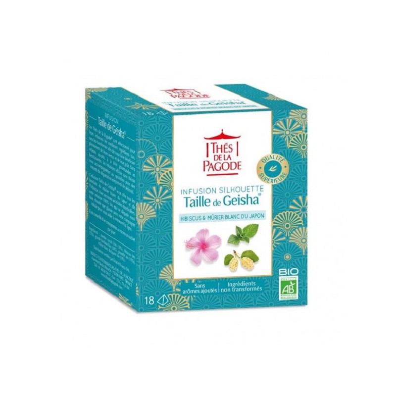 Infusion silhouette taille de geisha Bio 18 sachets Infusion silhouette taille de geisha Bio 18 sachets