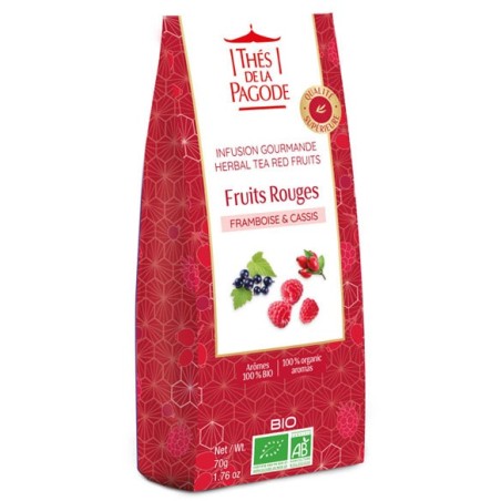 Infusion gourmande fruits rouges Bio 70gr