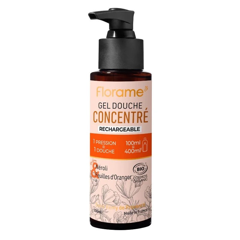 Gel douche concentré néroli-feuilles d'oranger 100ml