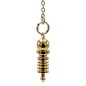 Pendule mimi laiton plaqué or 2.5cm 4g