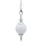 Pendule Agate blanche 3.5x1.7cm 12g
