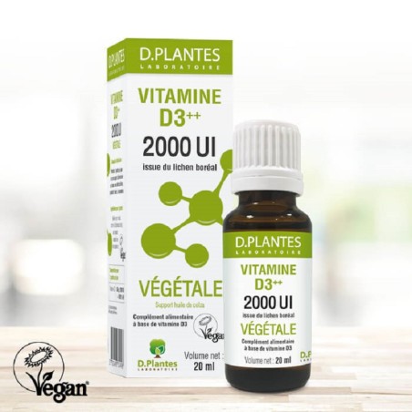 Vitamine D3 végétale 2000UI 20ml