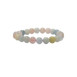 Bracelet morganite 8mm (beryl)