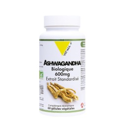 Ashwagandha AB 600mg Extrait Standardisé 60 gélules