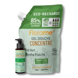 Pack gel douche thé vert et menthe fraîche