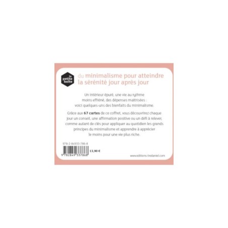 La petite boîte du minimalisme - Eléonore Damascus